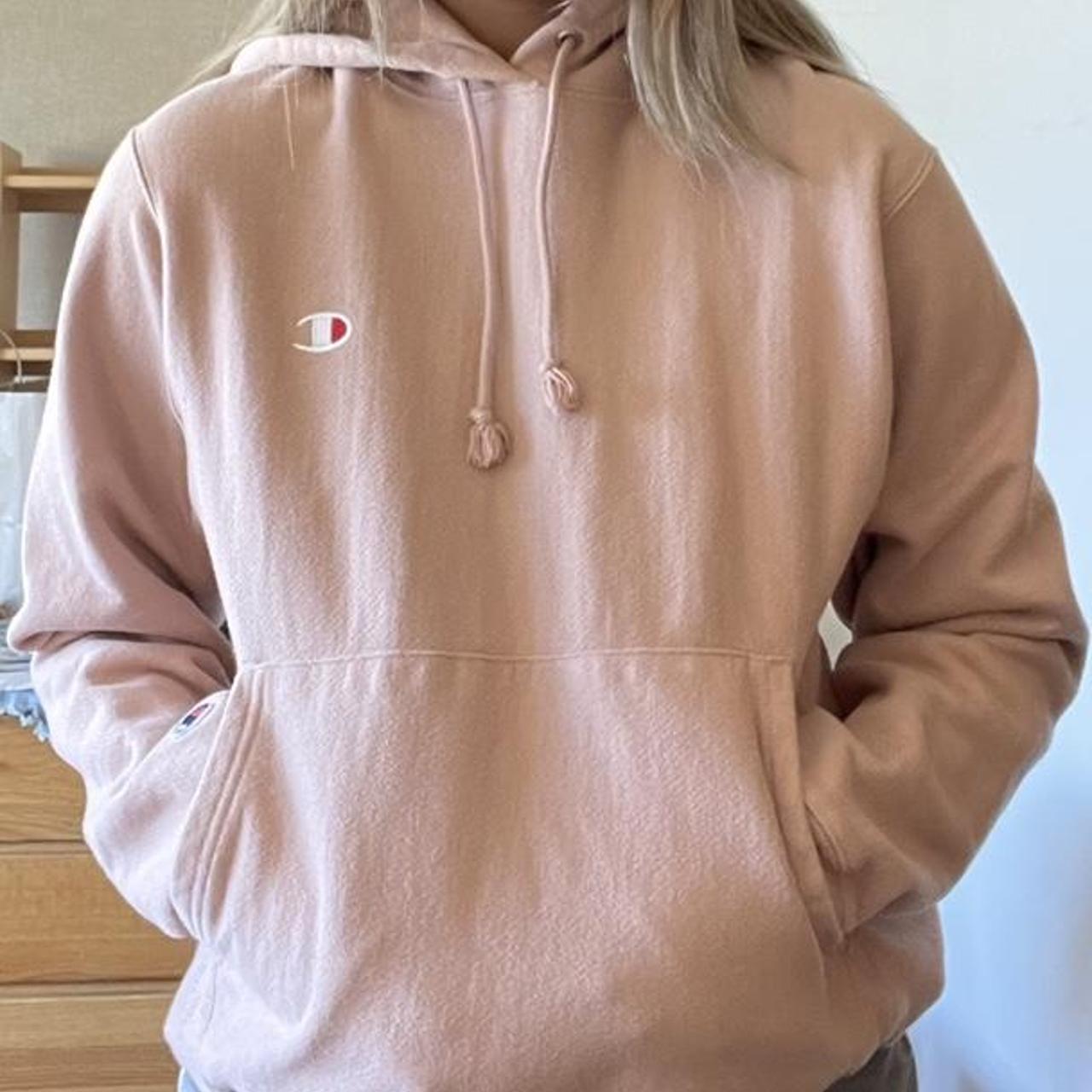 Dusty pink champion clearance sweatshirt