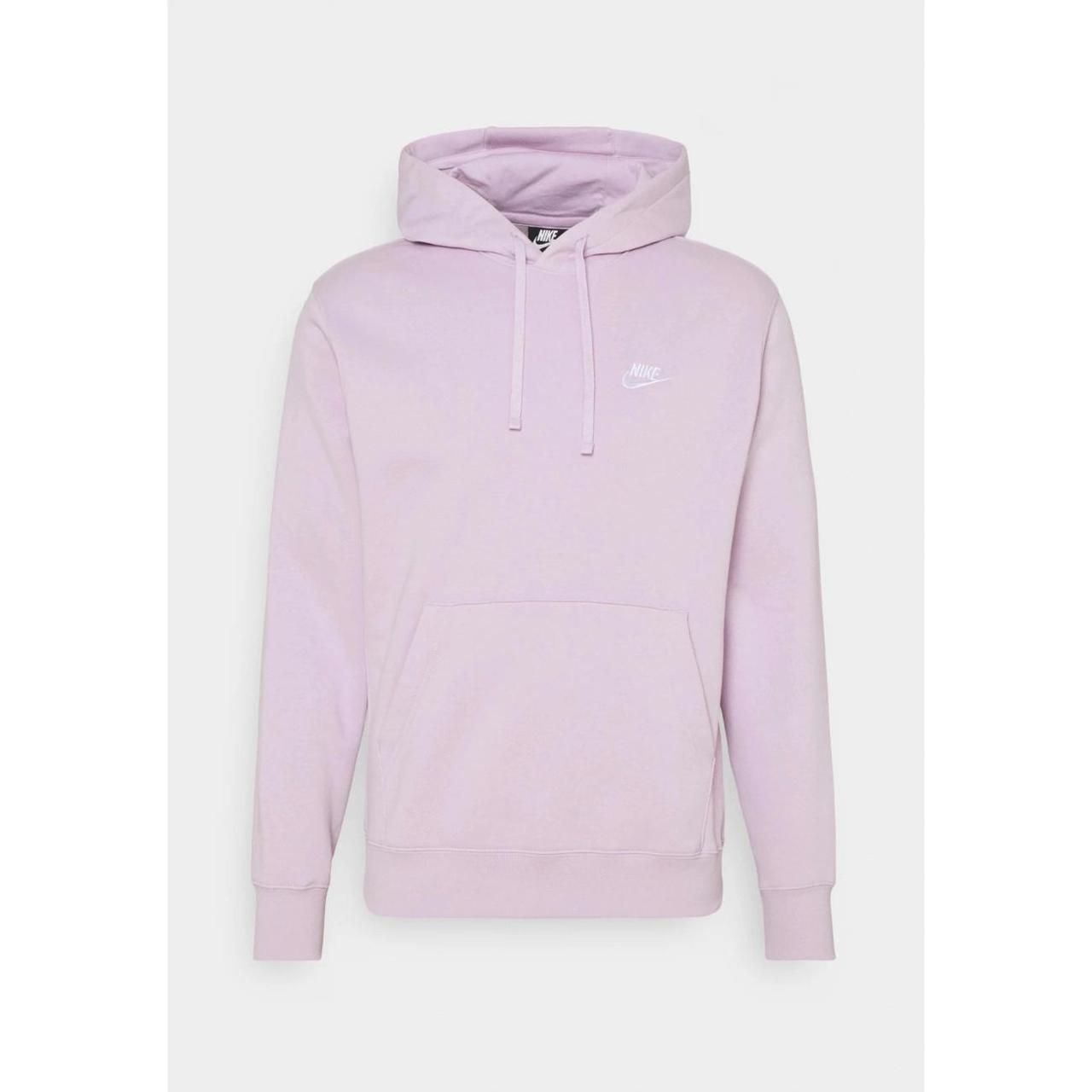 light purple nike zip up hoodie