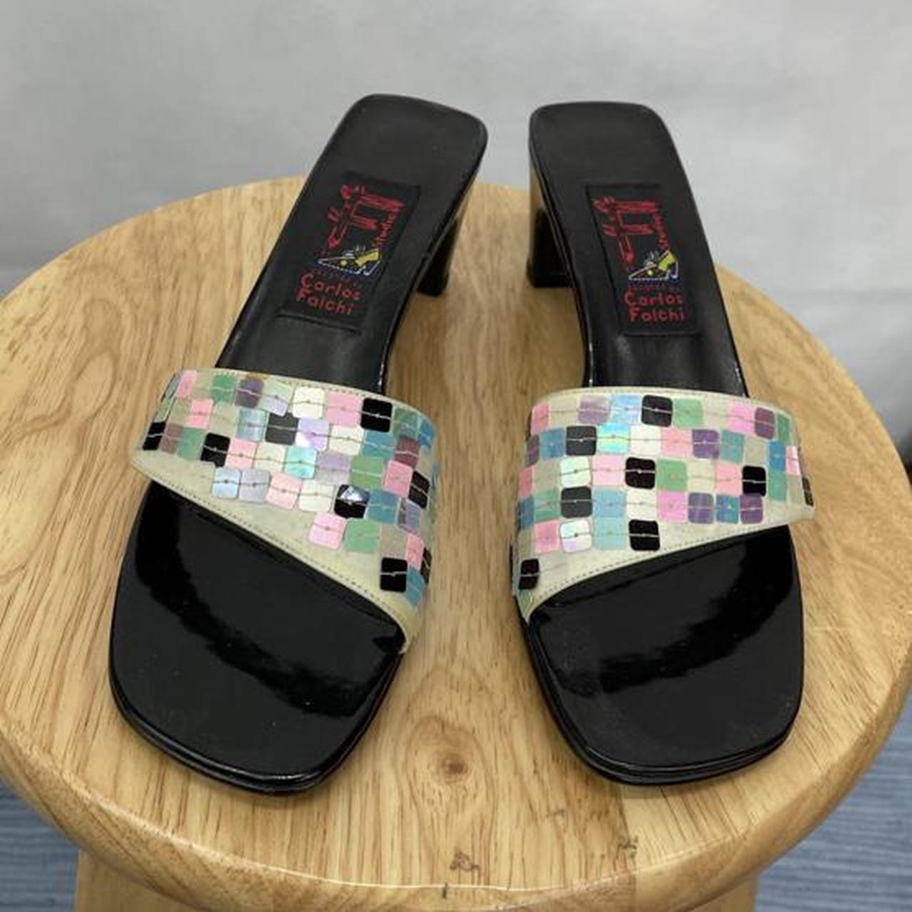 American Vintage Women's multi Sandals | Depop