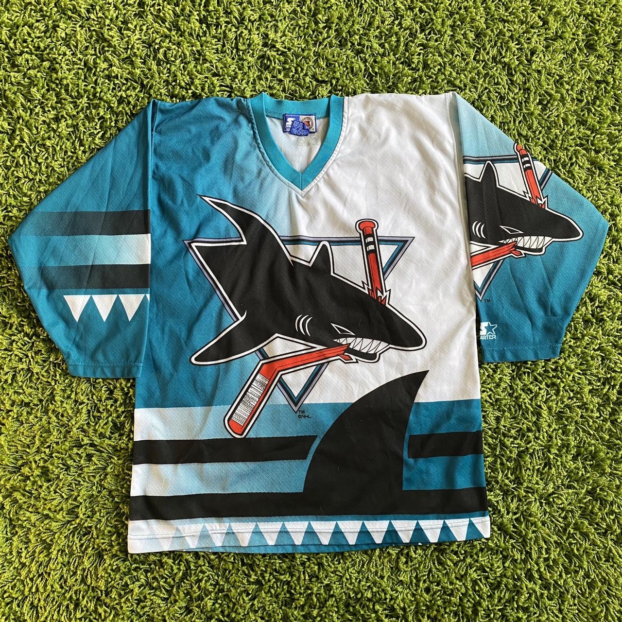 San Jose Sharks Authentic CCM Game Jersey Size Medium