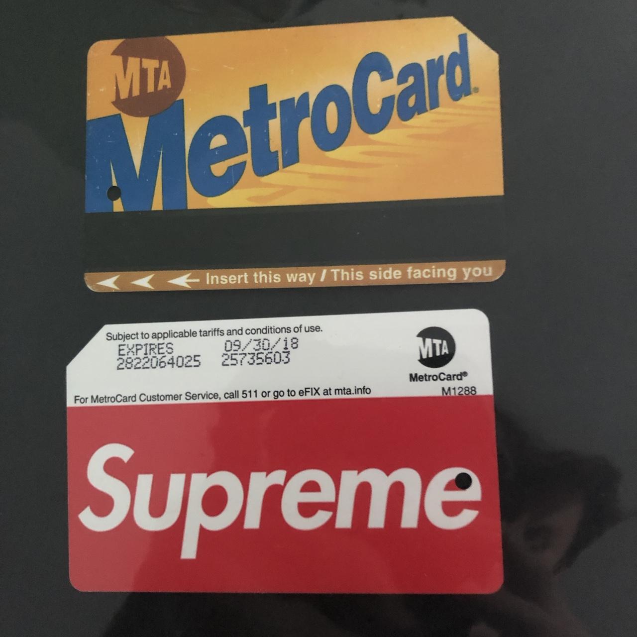 Supreme metrocard sales