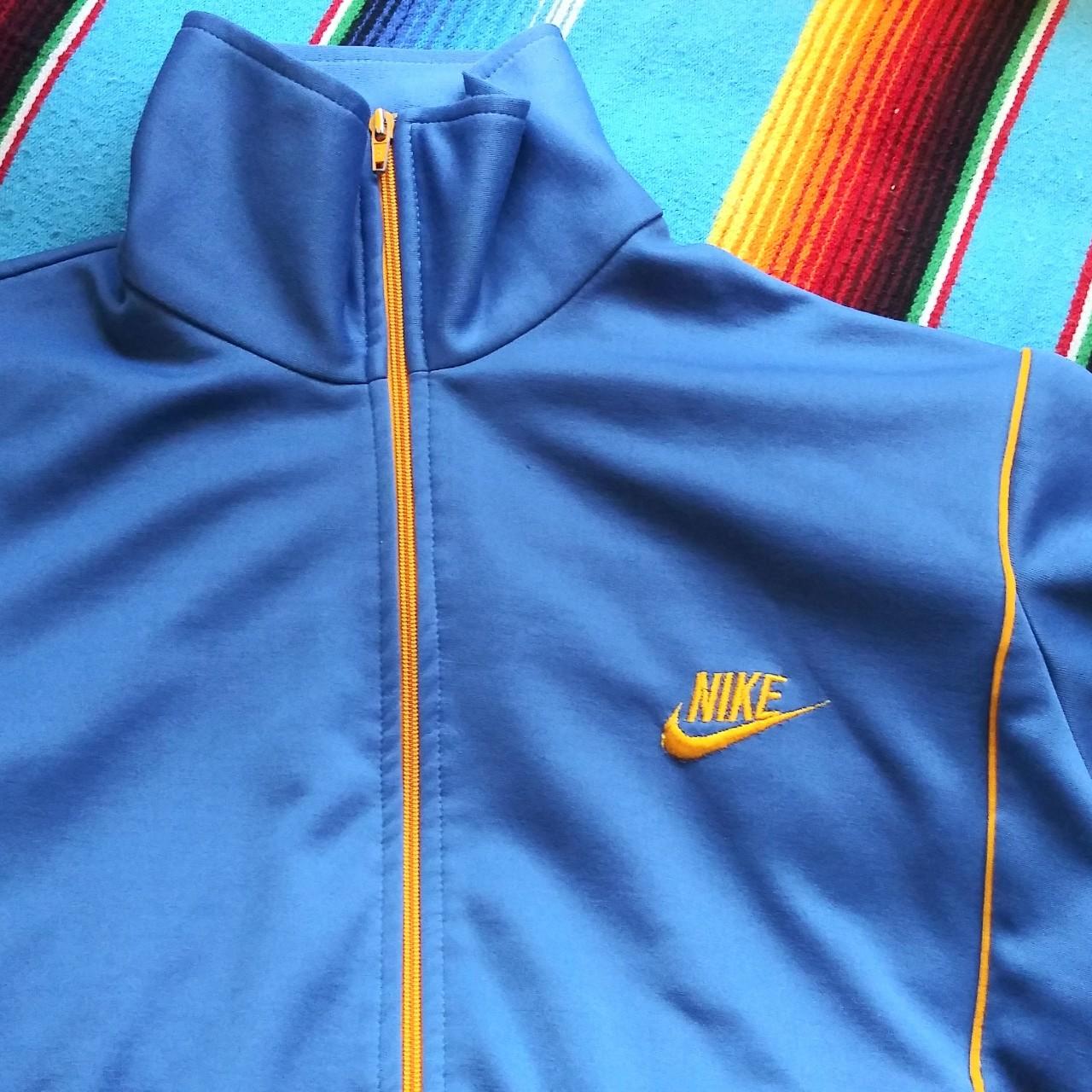 Vintage 70s Nike track jacket. Tagged as large....