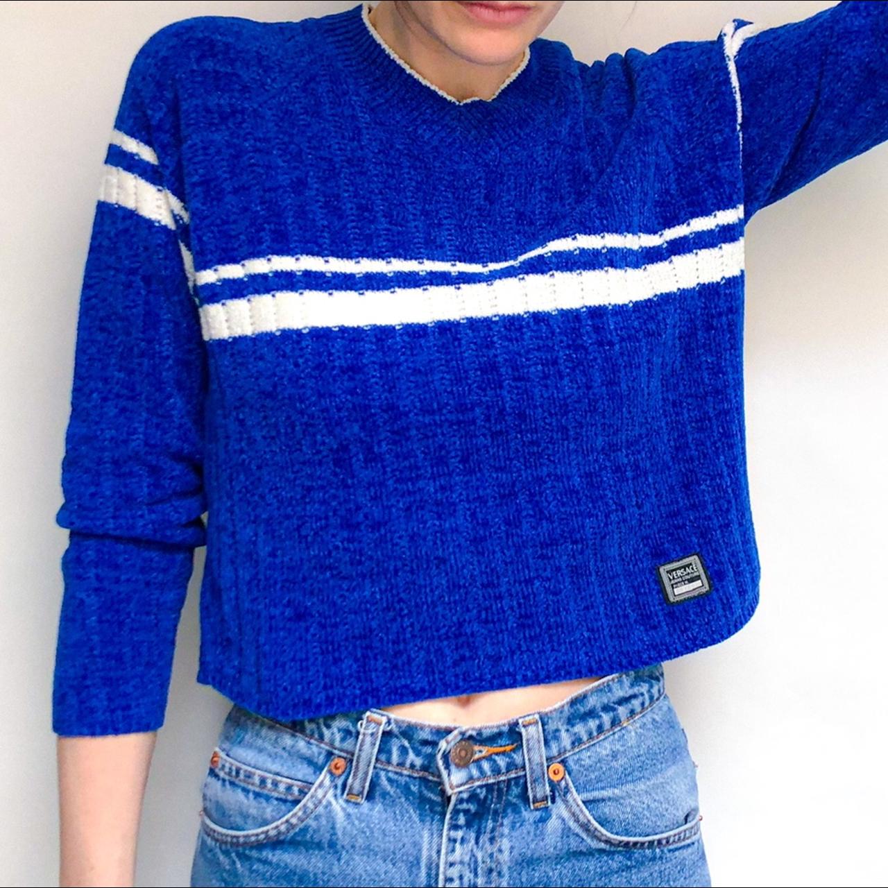 Vintage 90s Versace Zip Crop Top – Not Too Sweet