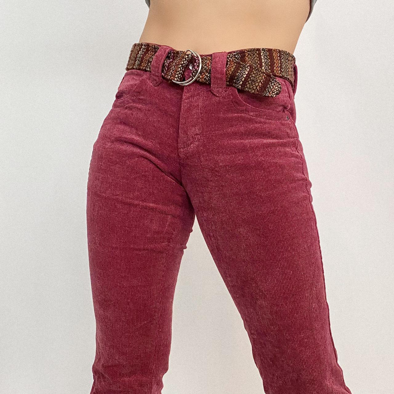 Lee Women's Pink and Burgundy Jeans (3)