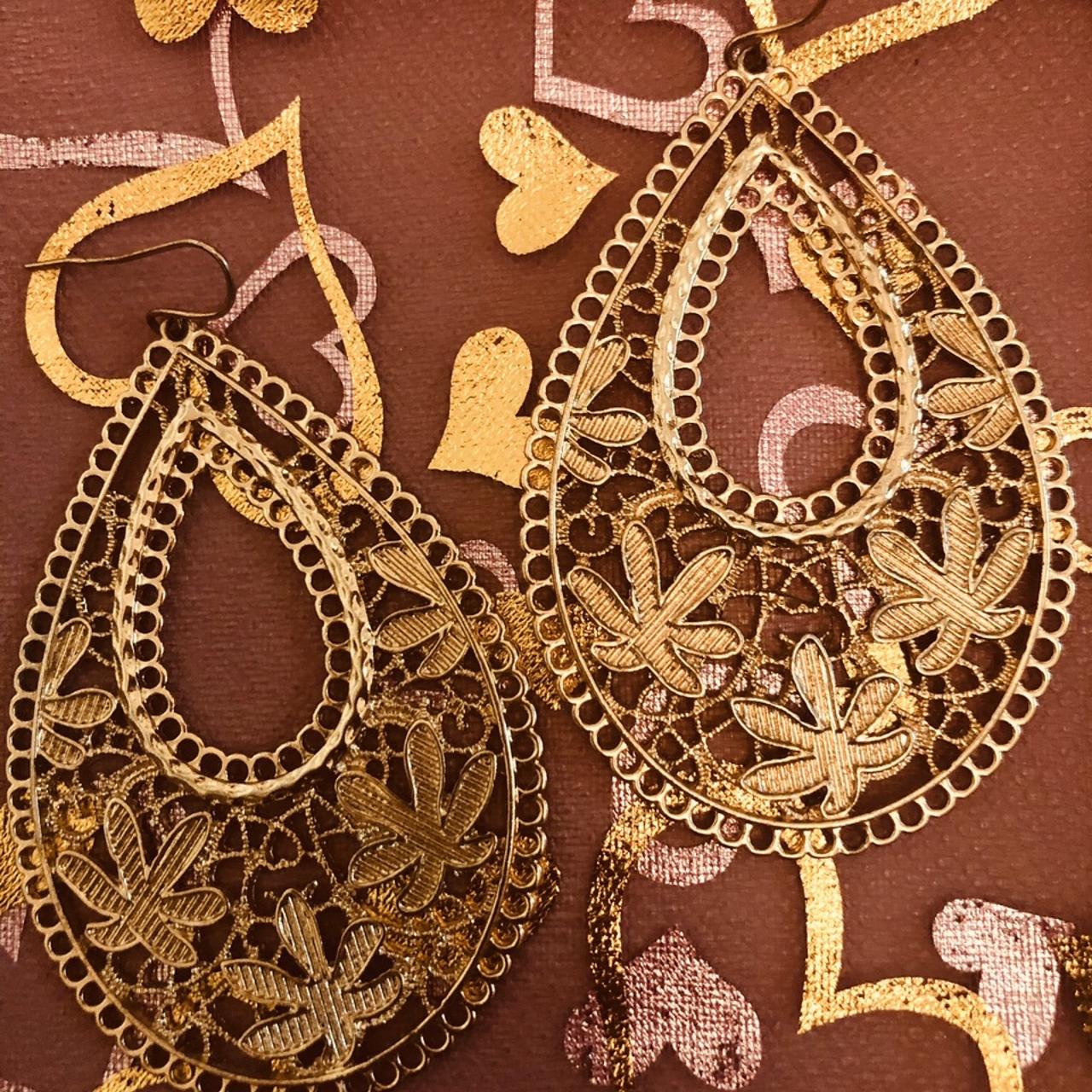 Forever Sticker Earrings' - Gold
