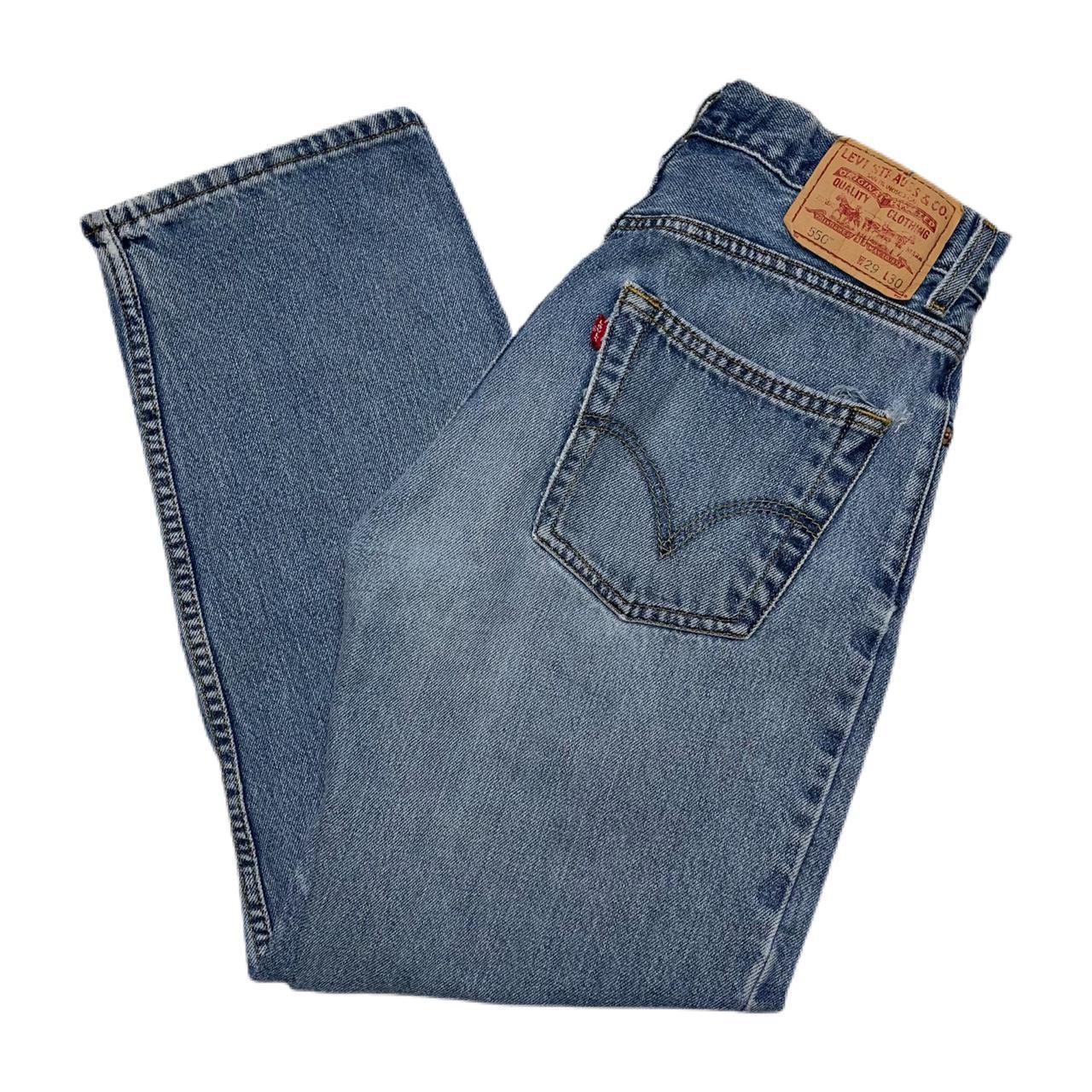 Vintage Levis 550 Red Tab Jeans Medium Wash Denim Depop 