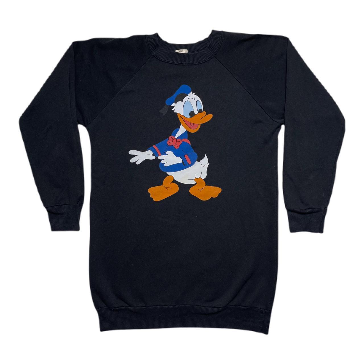 Vintage Disney Sweatshirt Donald Duck Raglan... - Depop