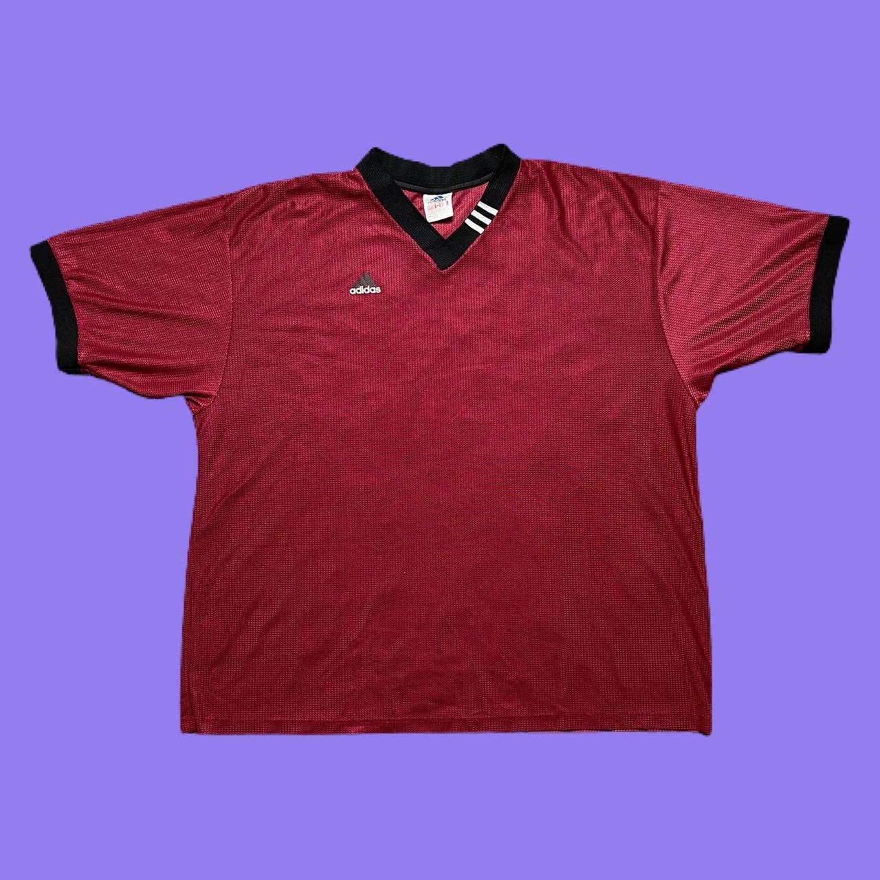 maroon adidas soccer jersey