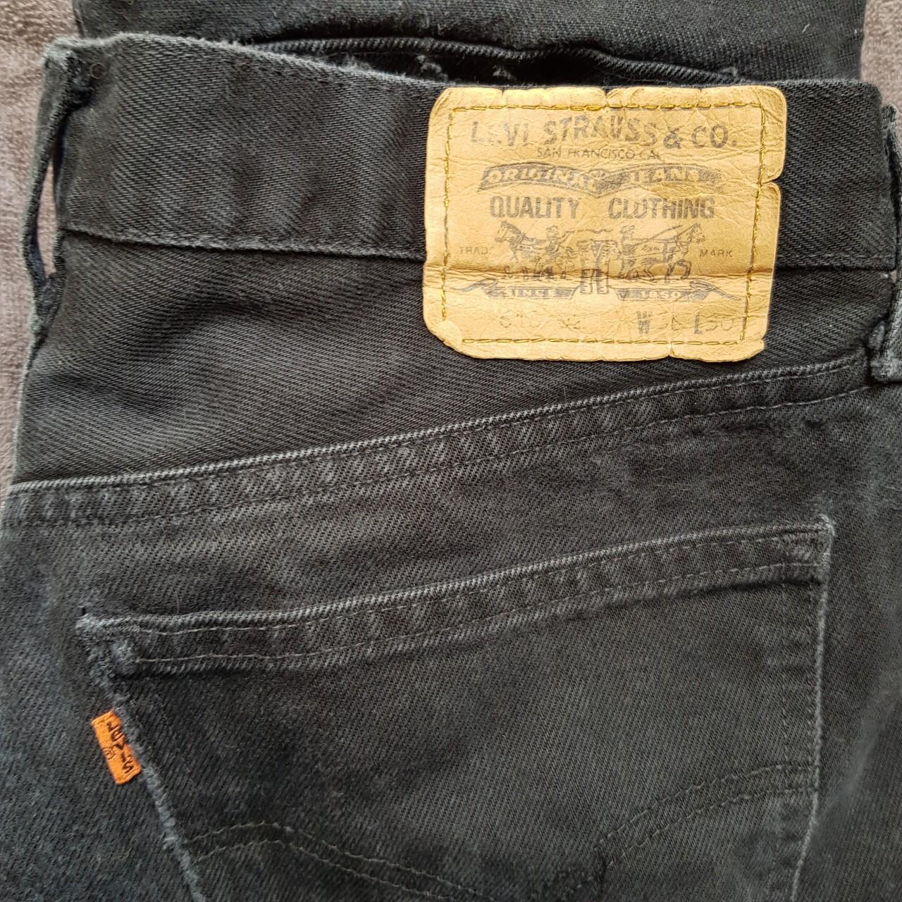 Vintage Levis 513 orange tab (W36L30) some wear and... - Depop