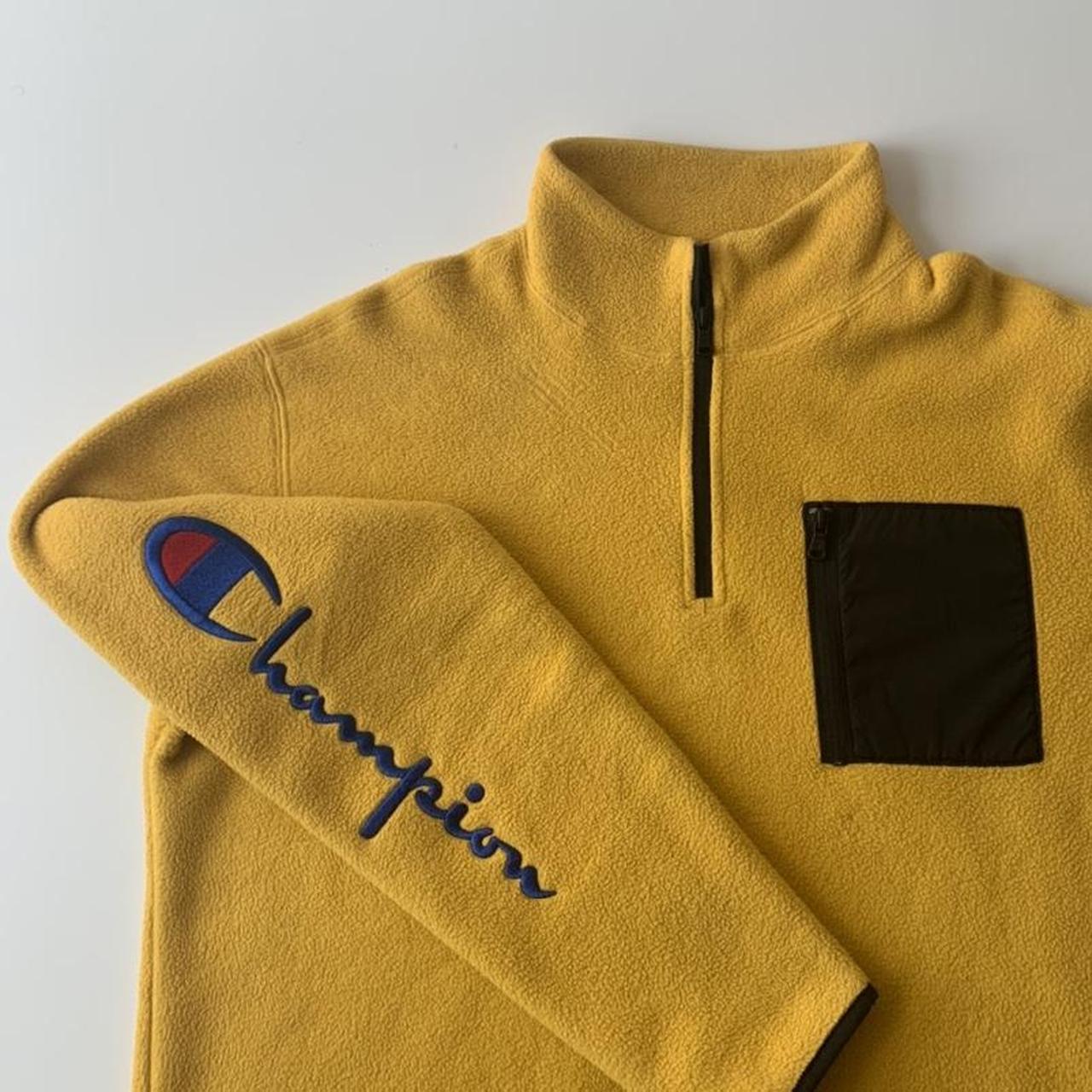 Champion sweatshirt discount light yellow