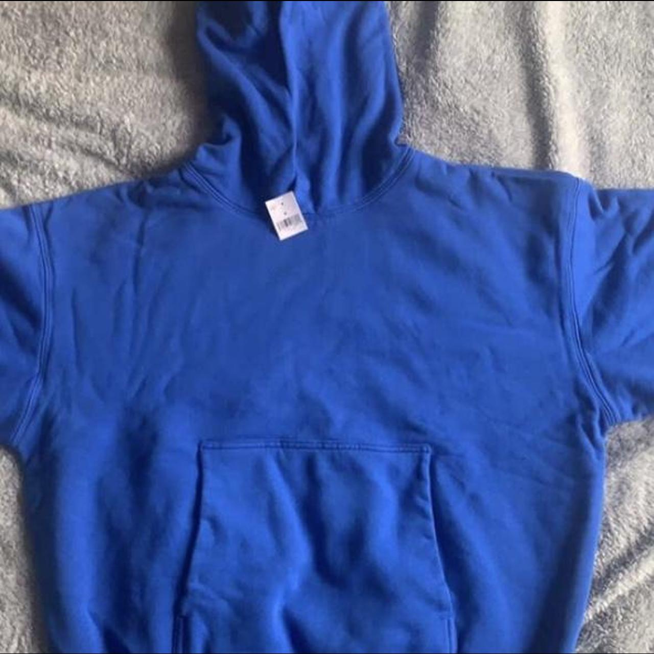 yeezy x gap hoodie blue