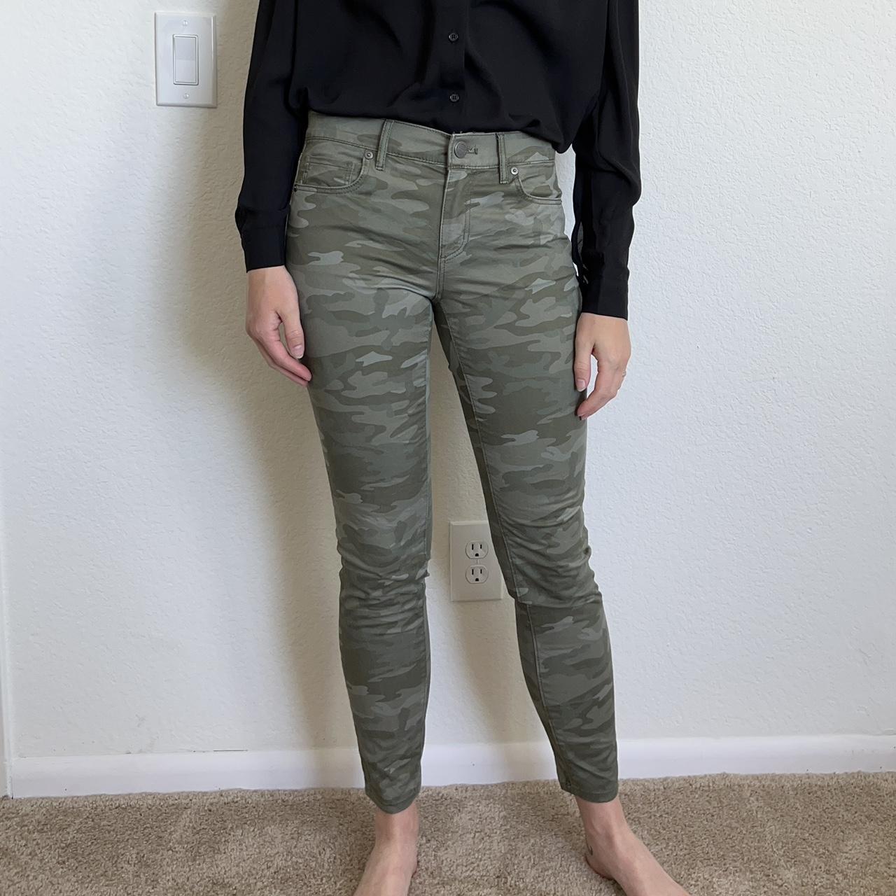 Loft camo 2024 skinny pants