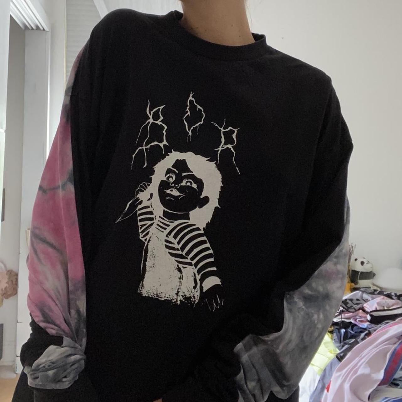 Borrow or rob long-sleeve tee. The back frikin... - Depop