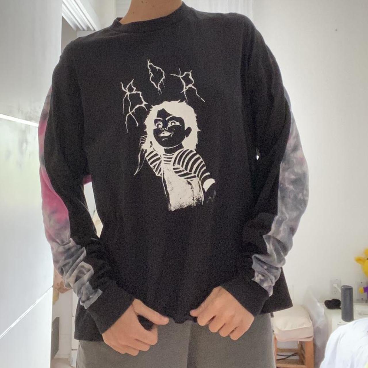 Borrow or rob long-sleeve tee. The back frikin... - Depop