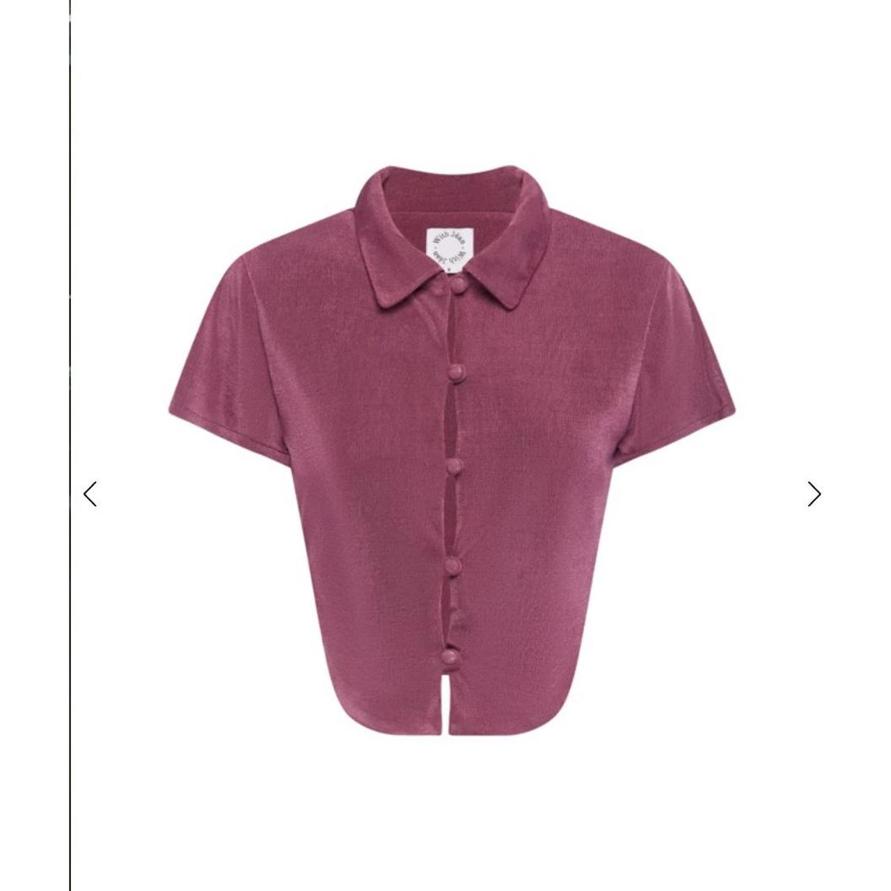 With Jéan Women's Purple and Pink Blouse (2)