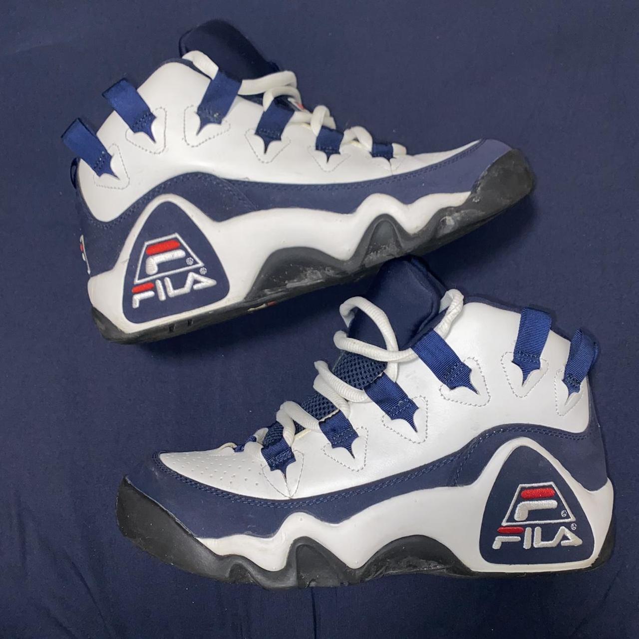 Fila Grant Hill 1 White Navy Men's - 1BM00636-125 - US