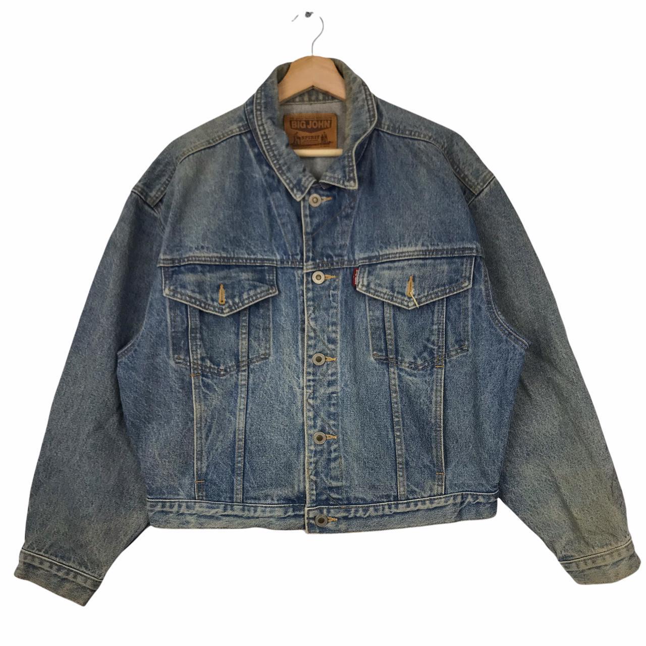 Vtg 80 BIG JOHN Made In Japan Denim Jeans Jacket. Depop