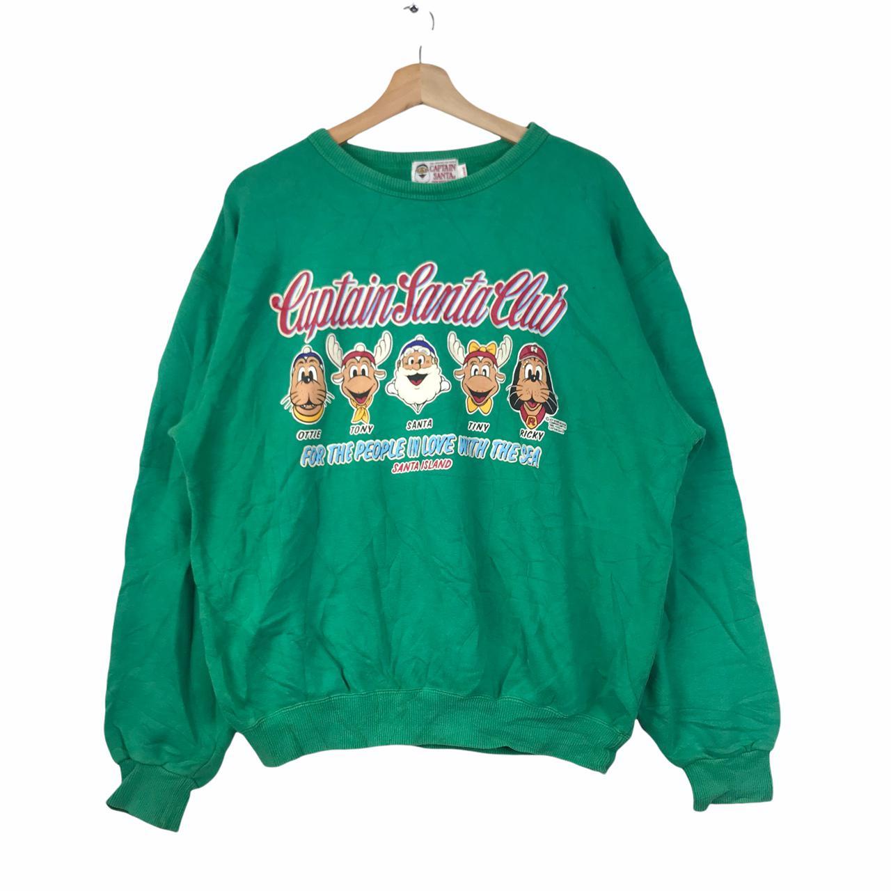 Men's Green Sweatshirt Depop