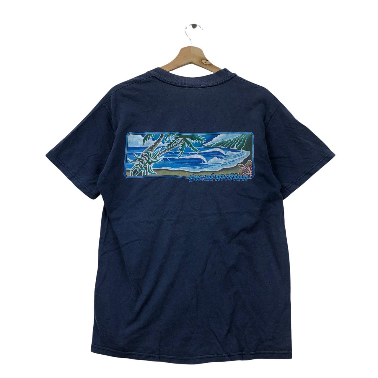 Vtg 90’ LOCAL MOTION HAWAII Surf Artwork Tee Shirt... Depop