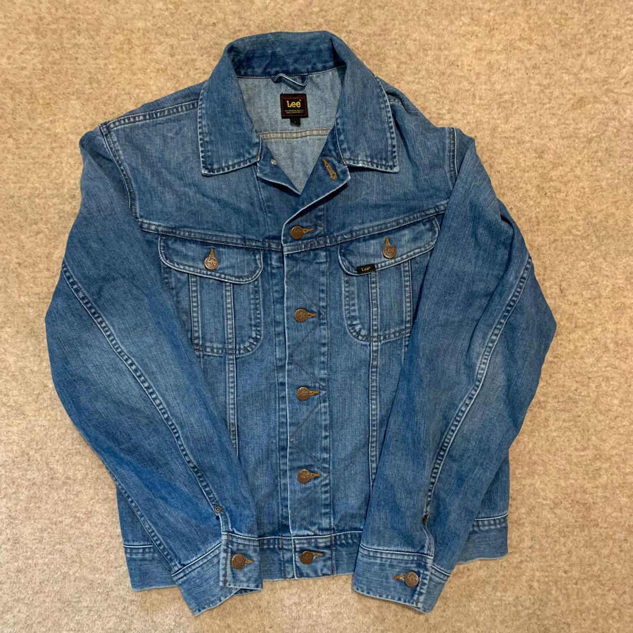 LEE Premium Quality Denim Jacket in L Condition -... - Depop