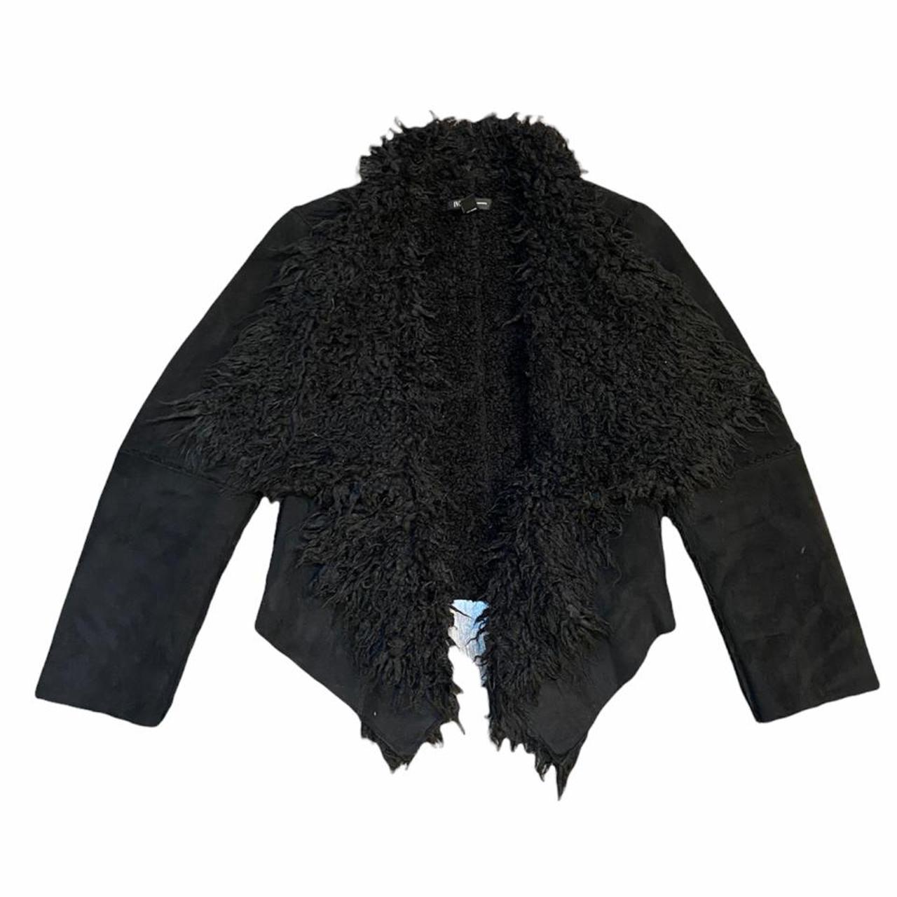 ON HOLDy2k black afghan coat with faux fur by... - Depop