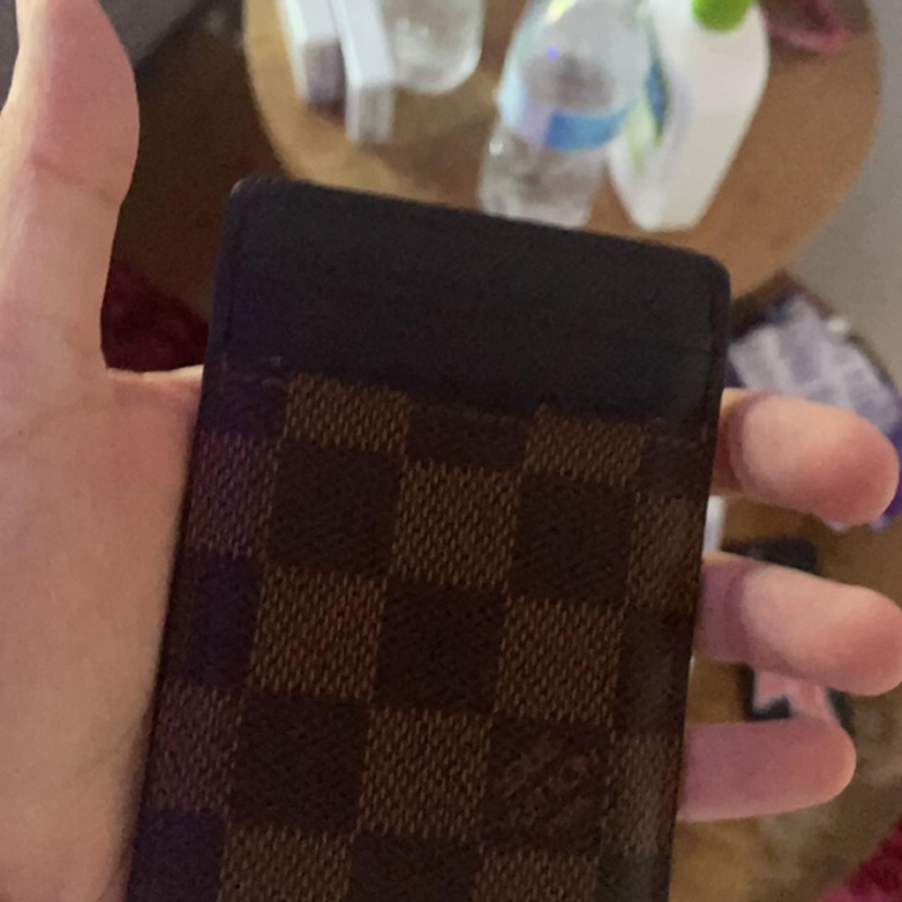 louis vuitton card holder with money clip