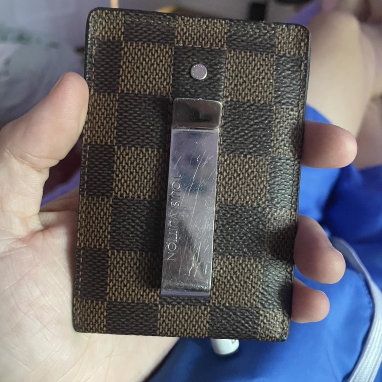 louis vuitton card holder and money clip
