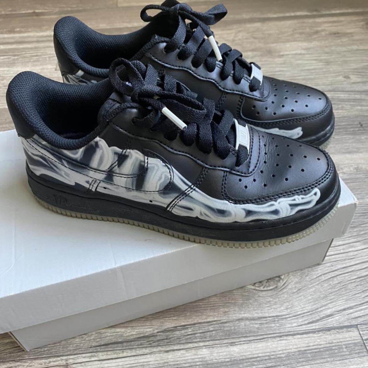 Airforce 1 skeleton These are so amazing such good... - Depop