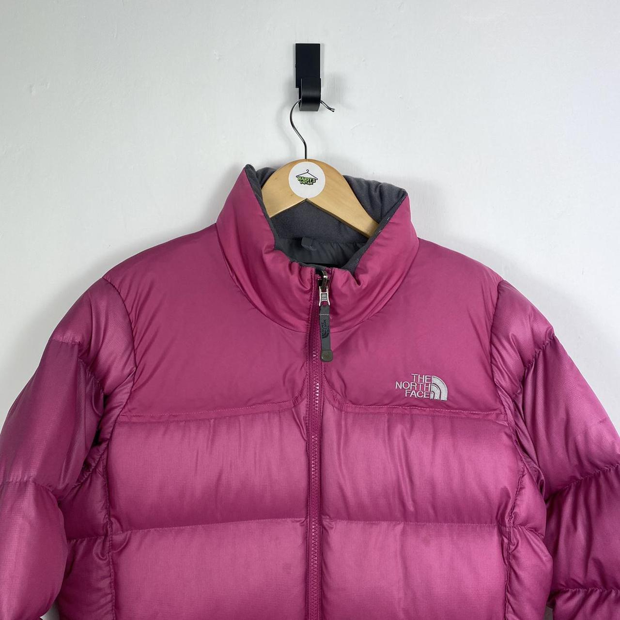 pastel north face puffer