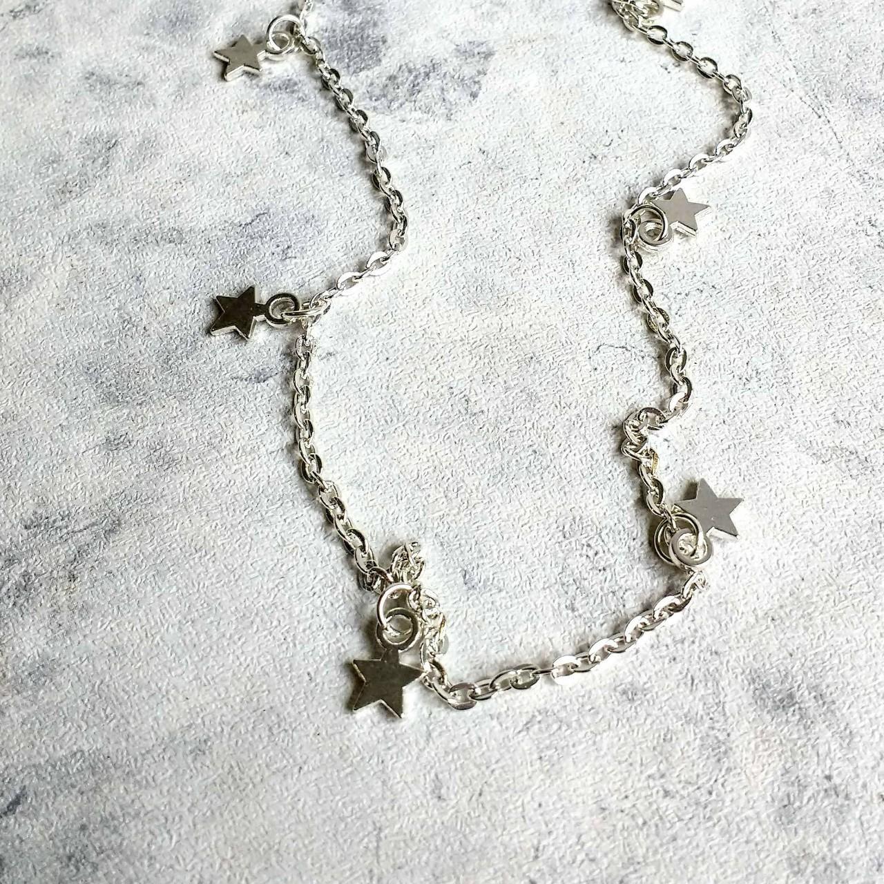 TWINKLE TWINKLE LITTLE STAR HANDMADE NECKLACE 🌟... - Depop