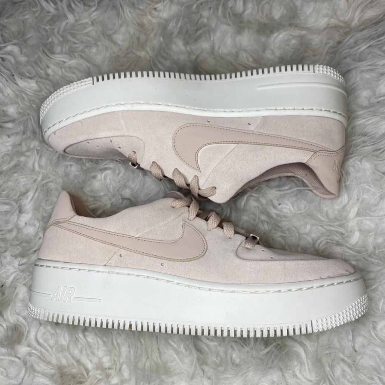 suede pink air force