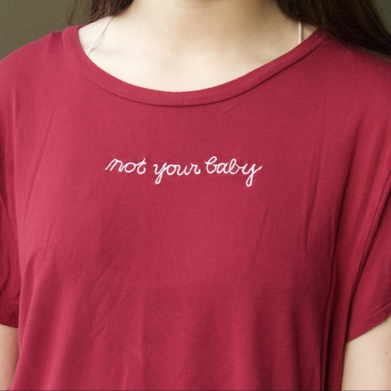 Not your shop baby shirt h&m