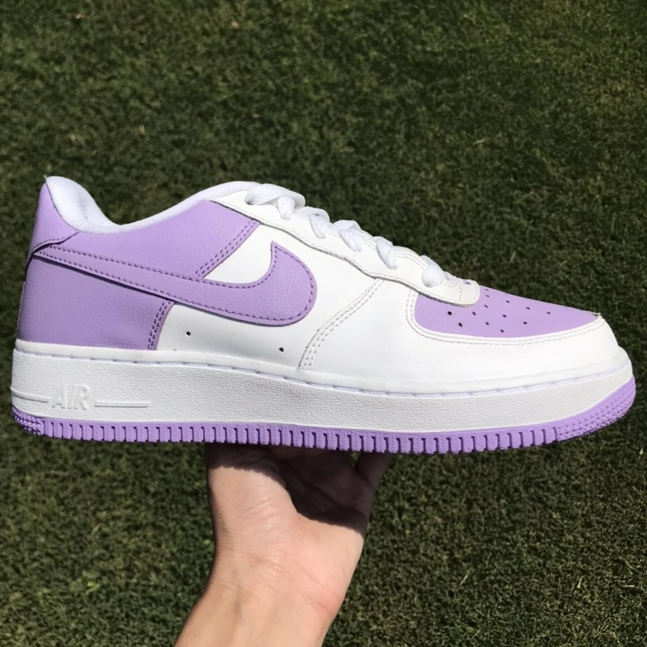 Lavender Nike Air Force 1! These Are A Size 6.5 - Depop