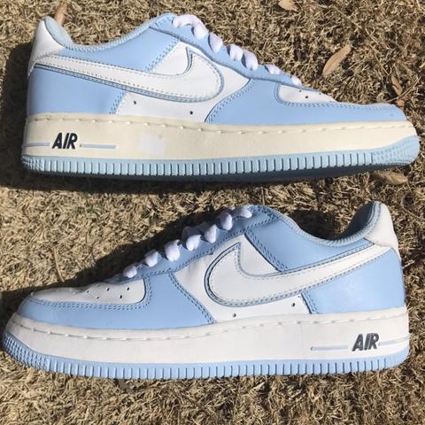 Nike Air Force 1 “NBA Black Blue Gale Laser - Depop