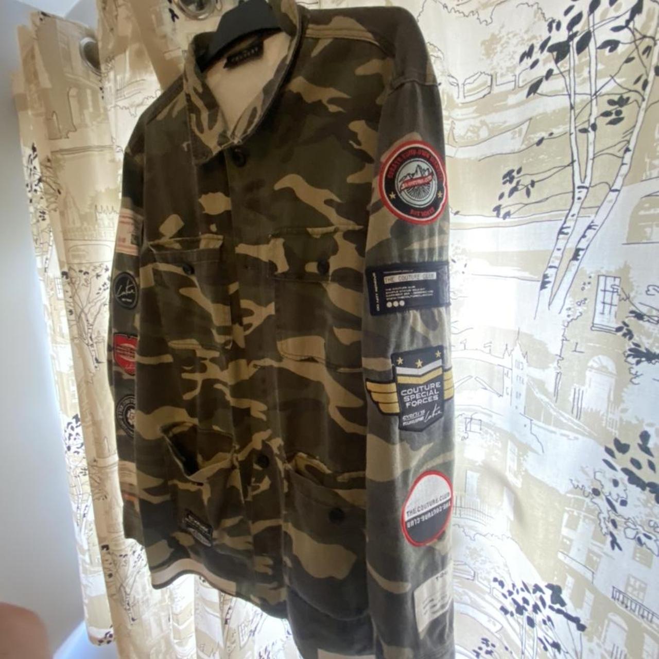 The couture club deals camo jacket