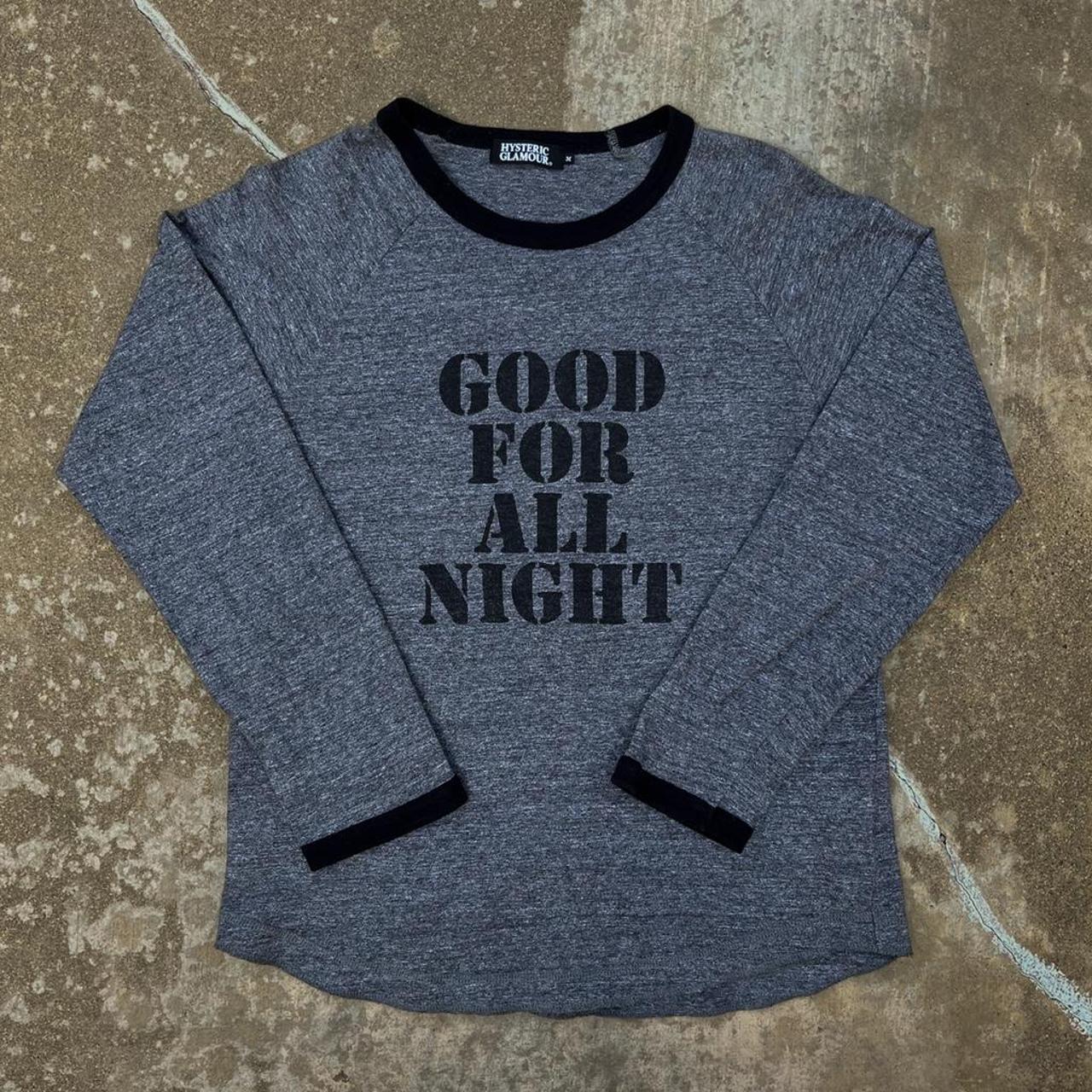 Hysteric Glamour Men's Grey and Black Jumper