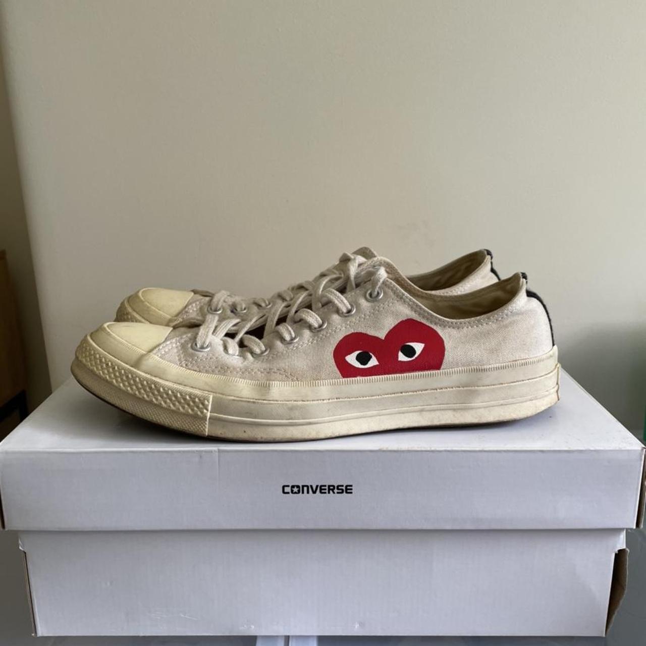 Comme Des Garcons play x converse low top