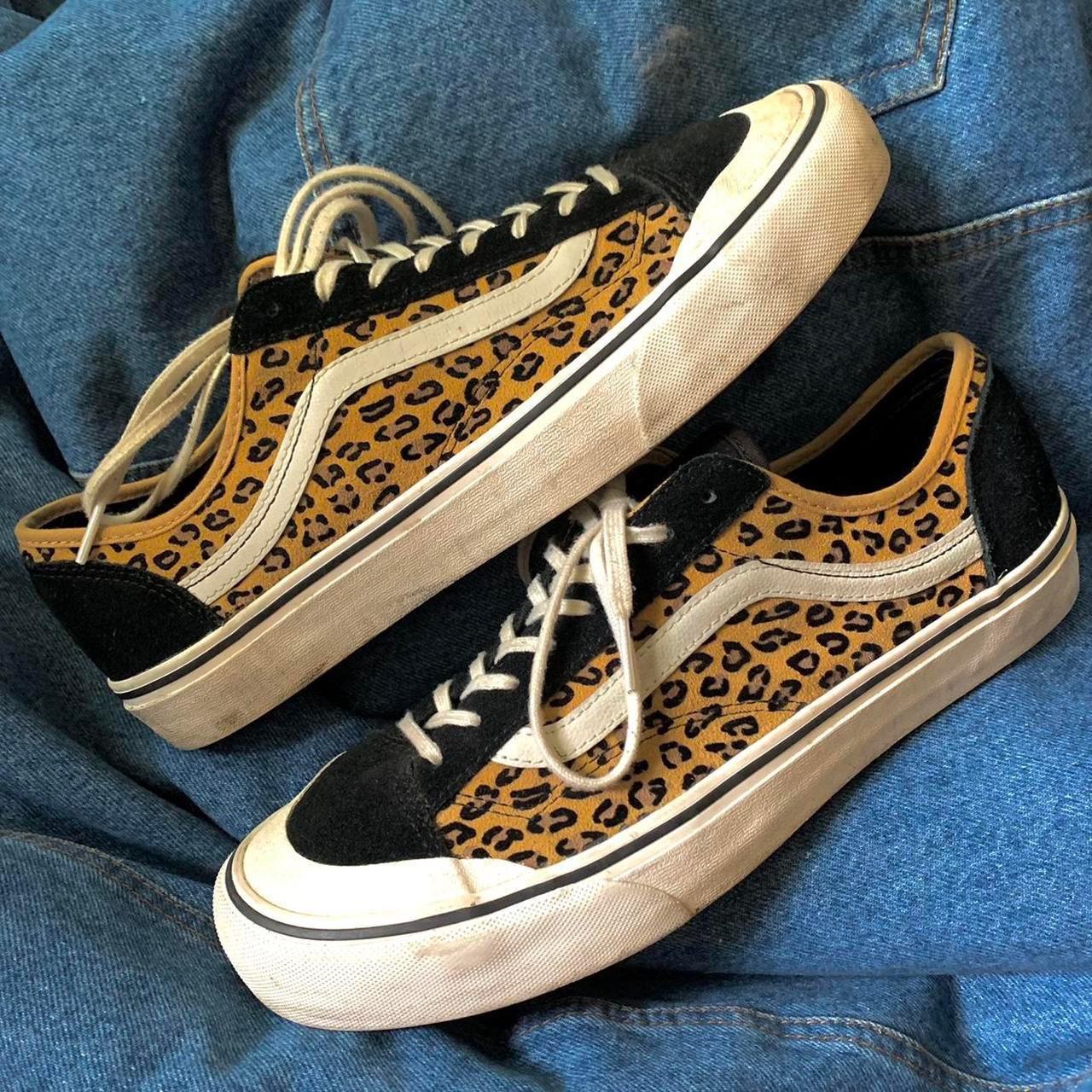 Leopard print vans outlet size 7