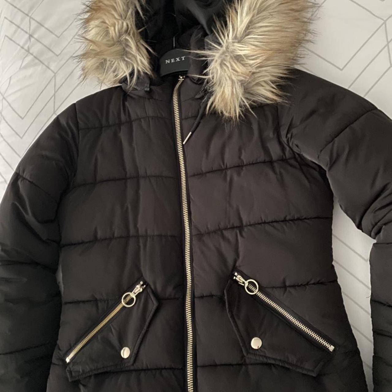 topshop black puffer jacket