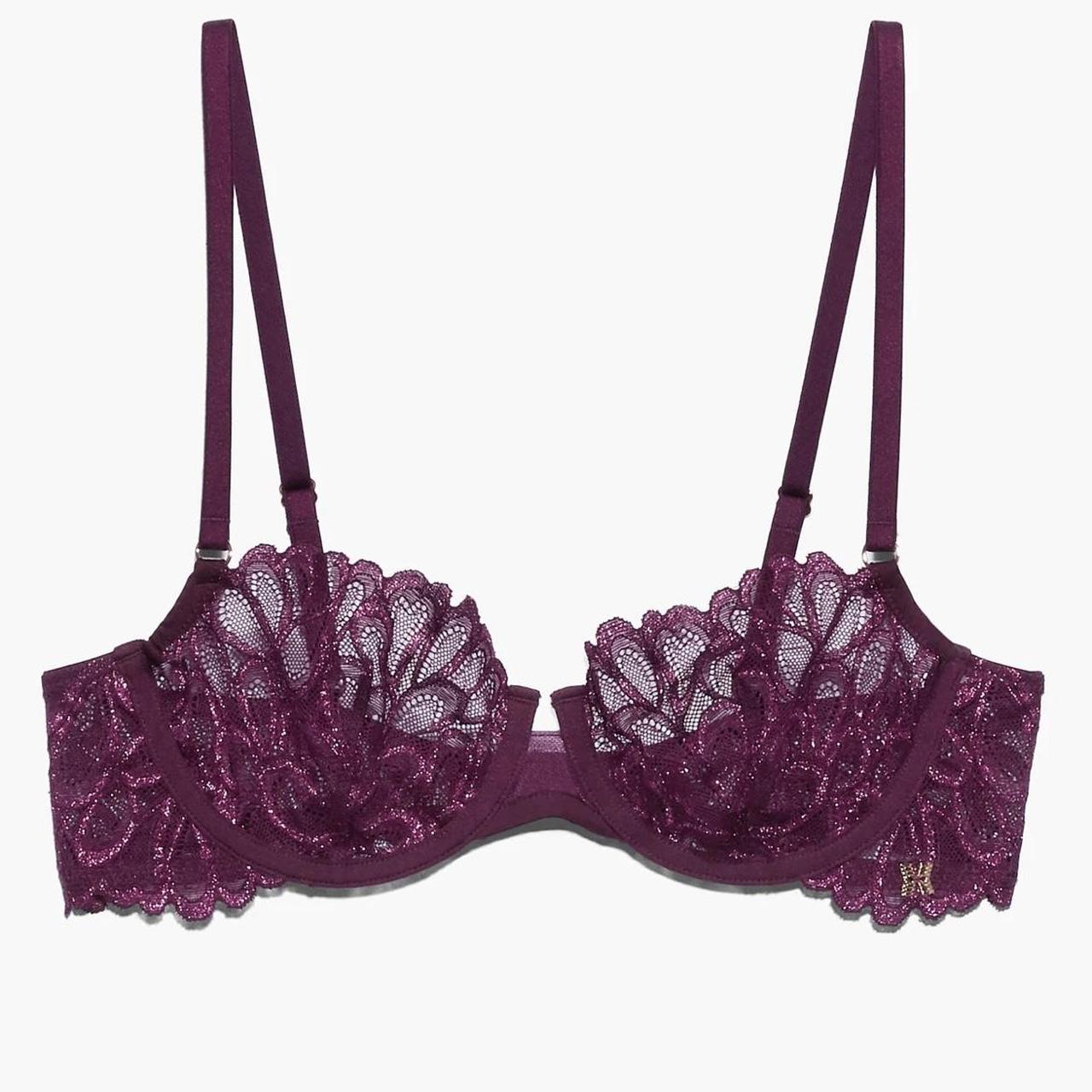 Savage X Fenty Women's Purple Bra | Depop