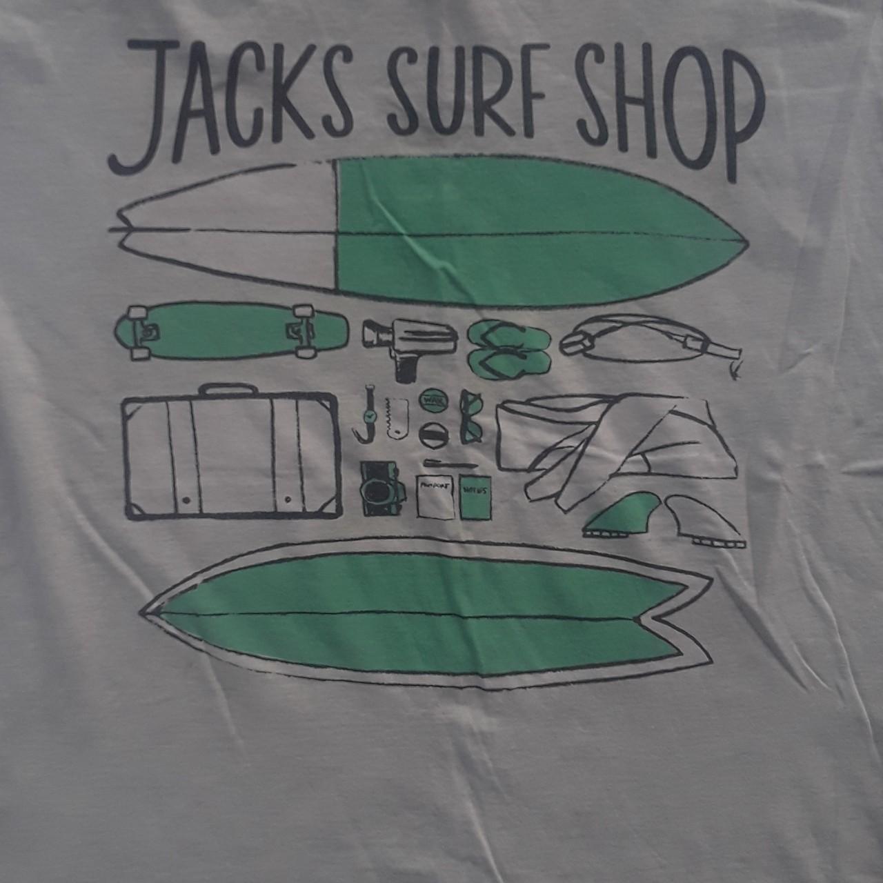 JACKS SURF SHOP TEE!!! This is a size XL, mint... Depop