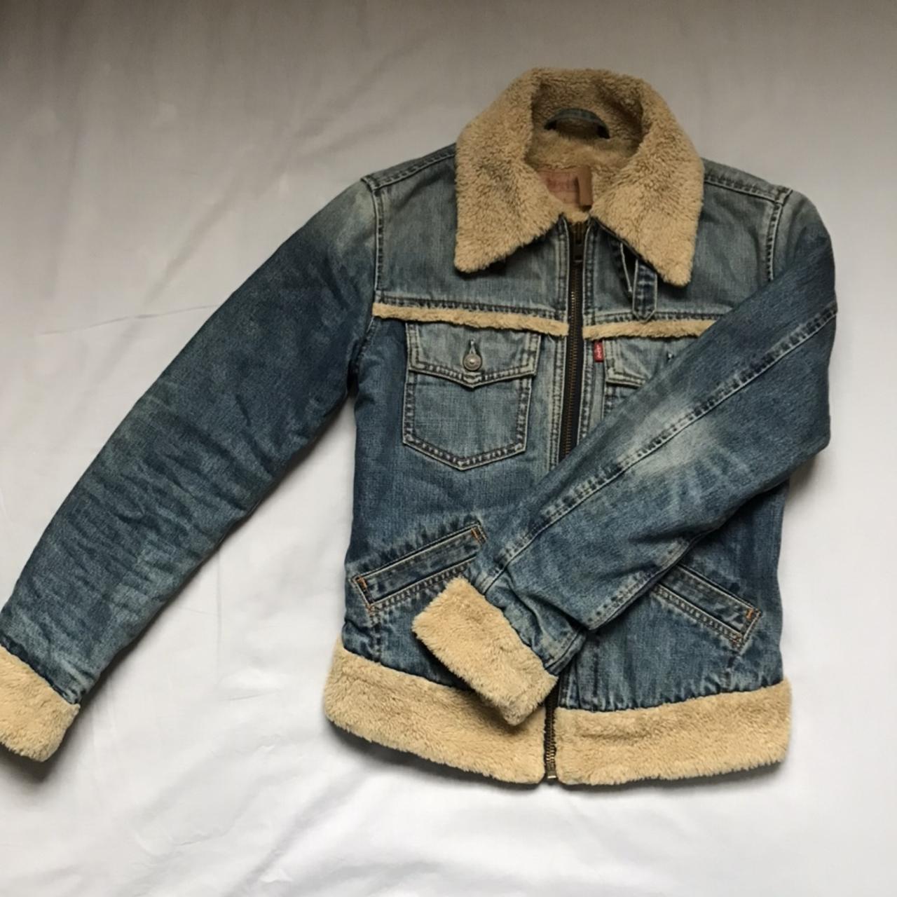 levi jacket with wool lining