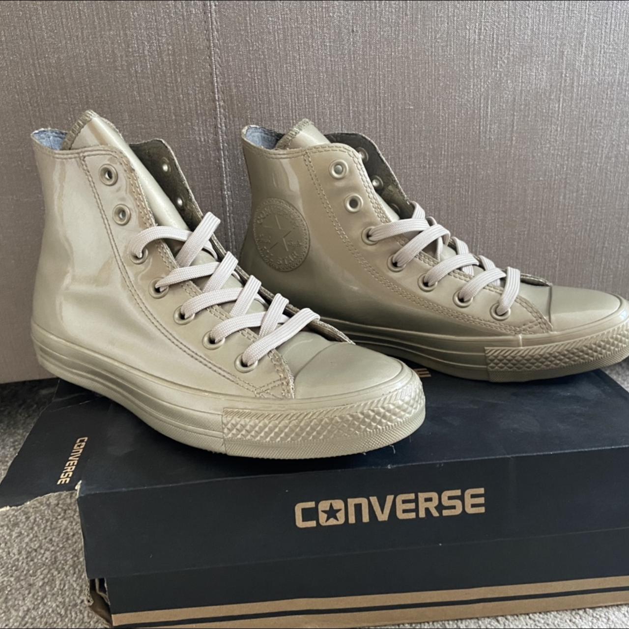 Converse all outlet star gold metallic