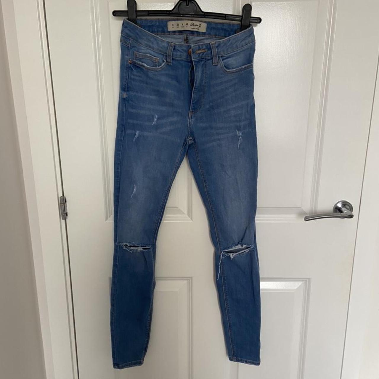 Primark Women's Blue and Navy Jeans | Depop