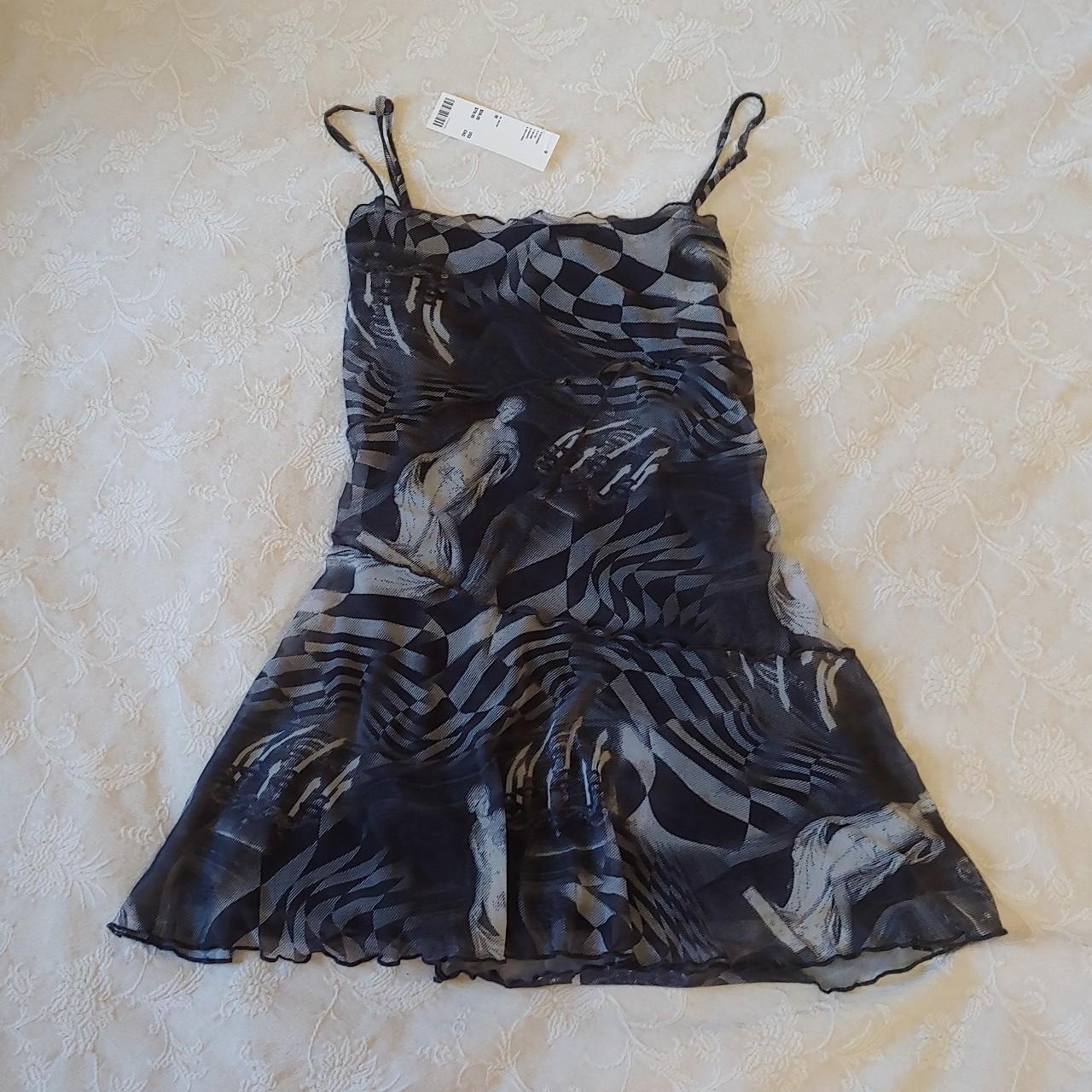 Urban outfitters NWT mesh moxie mini dress... - Depop