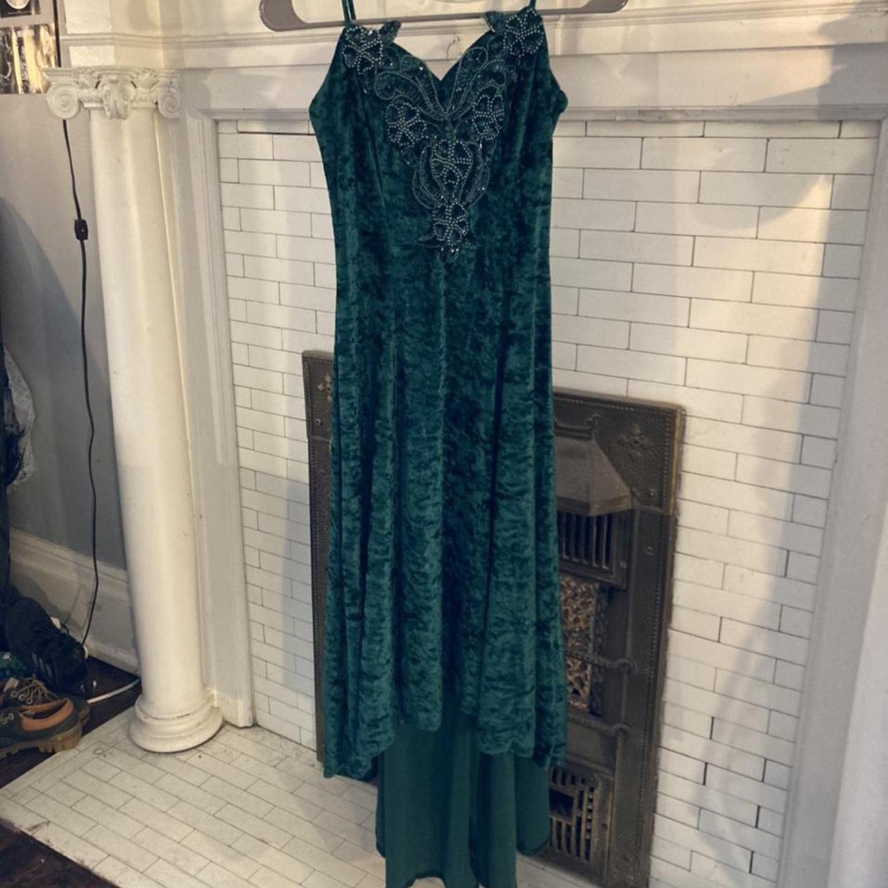 vintage emerald dress