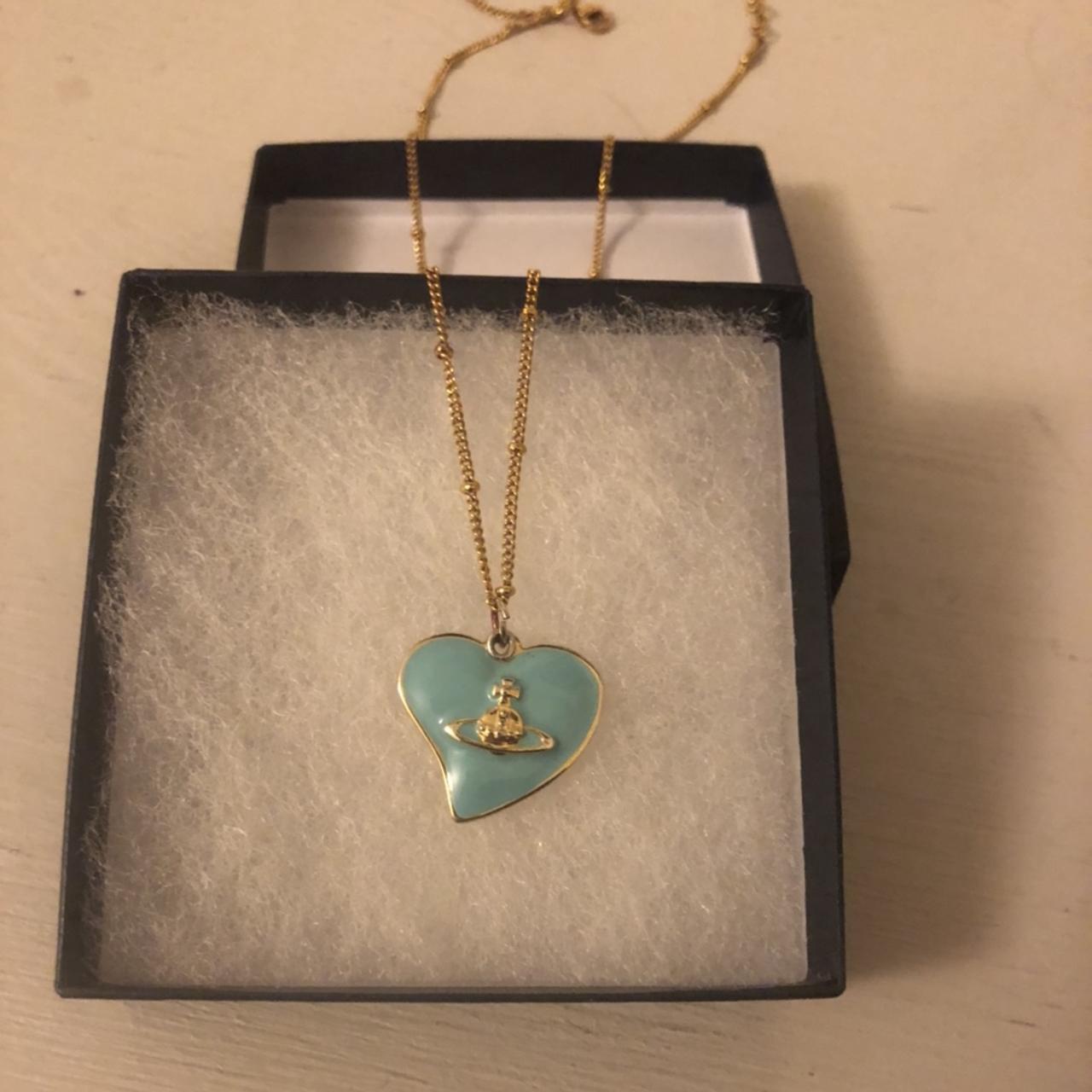 Authentic Reworked Vivienne Westwood Heart Charm Depop