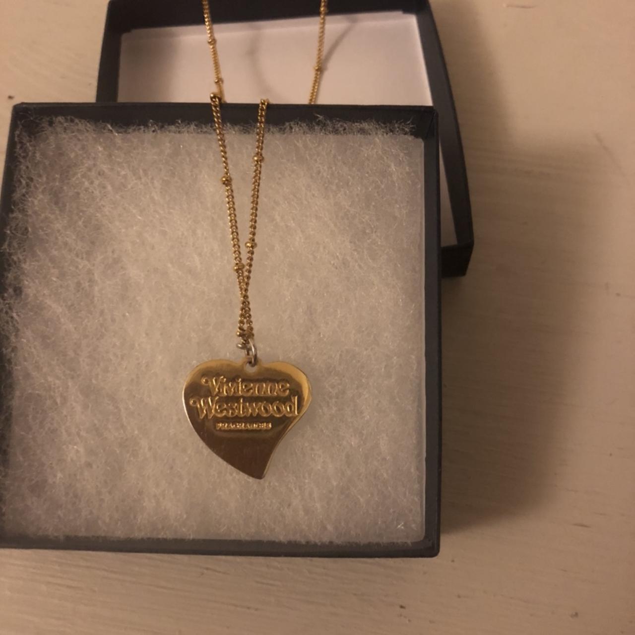 Authentic Reworked Vivienne Westwood Heart Charm Depop