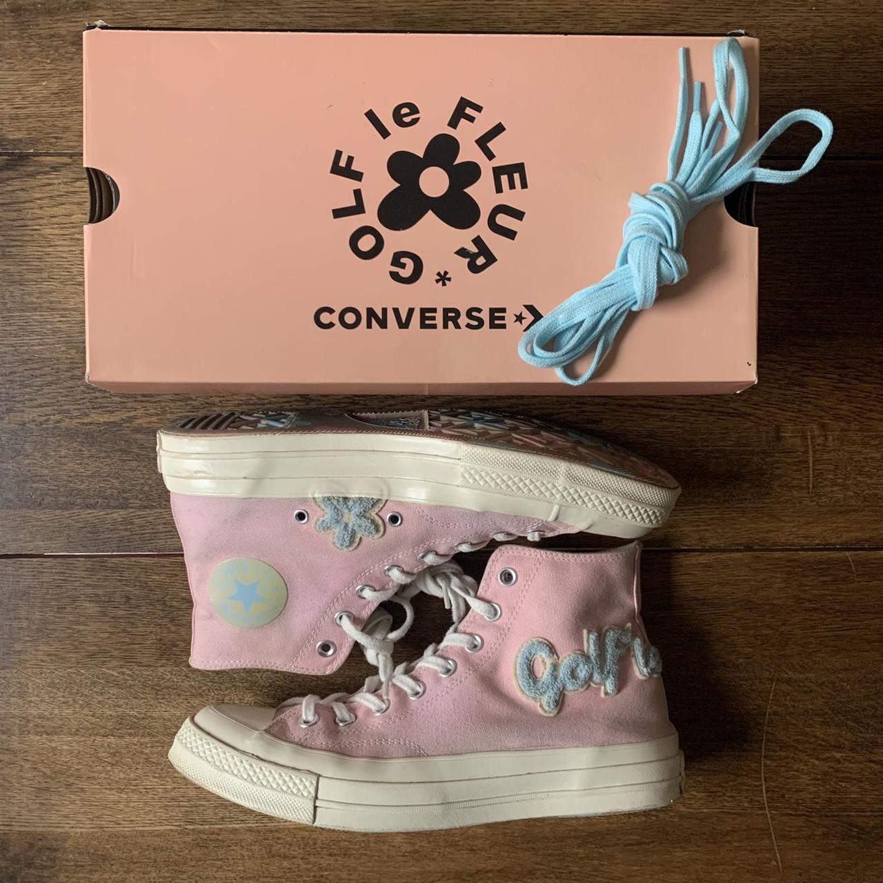 pink converse size 9