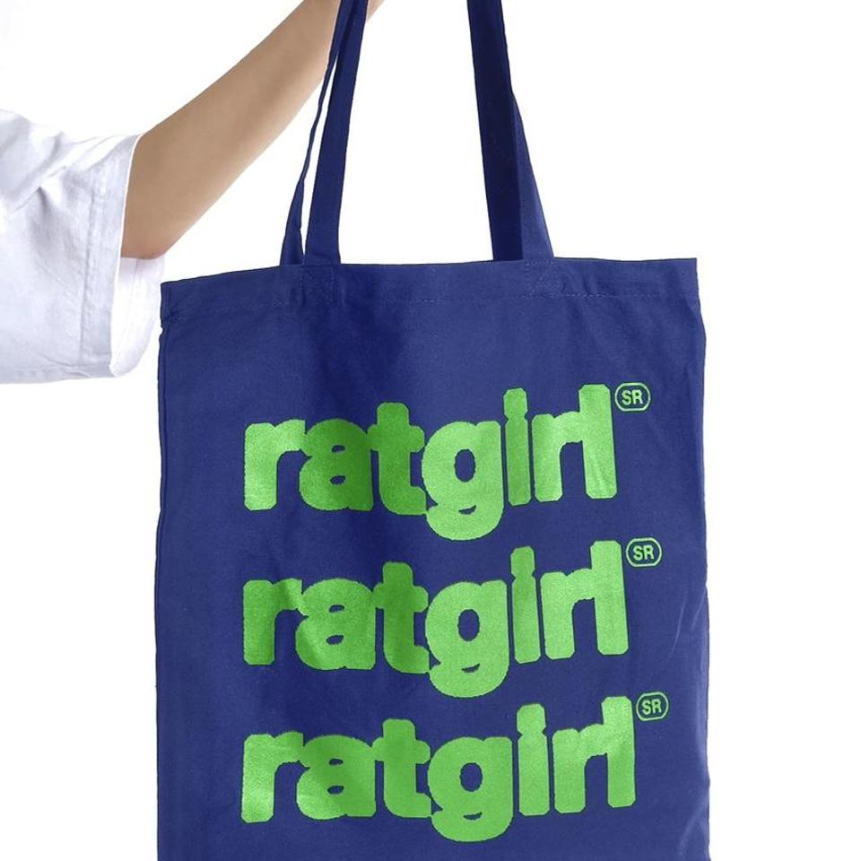 Stray Rats Ratgirl Tote Bag (NAVY), - Brand New, -...